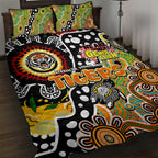 Tigers NRL Celebrating 50 Years of Naidoc Quilt Bed Set NAIDOC Week 2025 Aboriginal