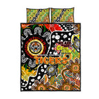 Tigers NRL Celebrating 50 Years of Naidoc Quilt Bed Set NAIDOC Week 2025 Aboriginal