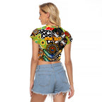 Personalised Tigers NRL Celebrating 50 Years of Naidoc Raglan Cropped T Shirt NAIDOC Week 2025 Aboriginal