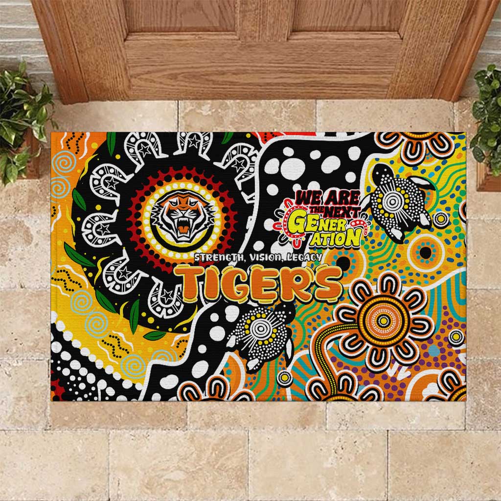 Tigers NRL Celebrating 50 Years of Naidoc Rubber Doormat NAIDOC Week 2025 Aboriginal