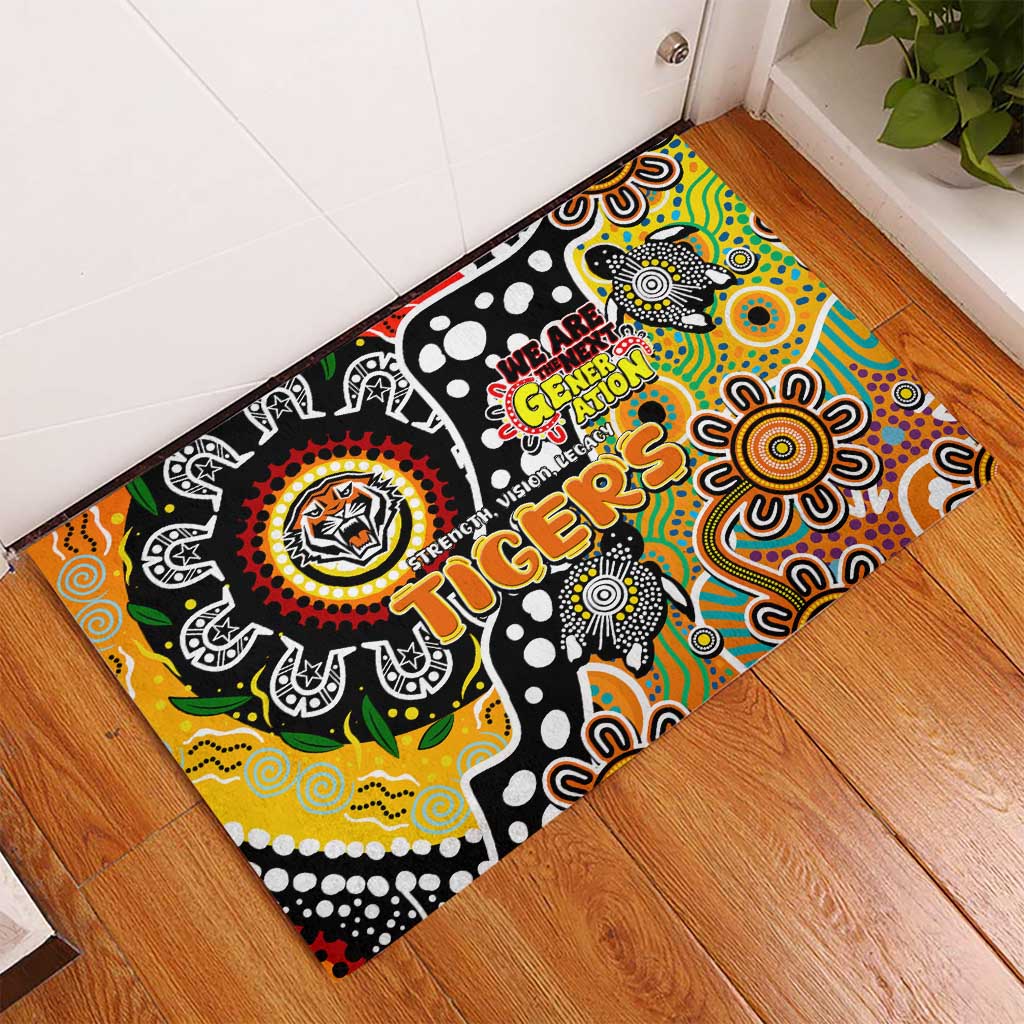 Tigers NRL Celebrating 50 Years of Naidoc Rubber Doormat NAIDOC Week 2025 Aboriginal