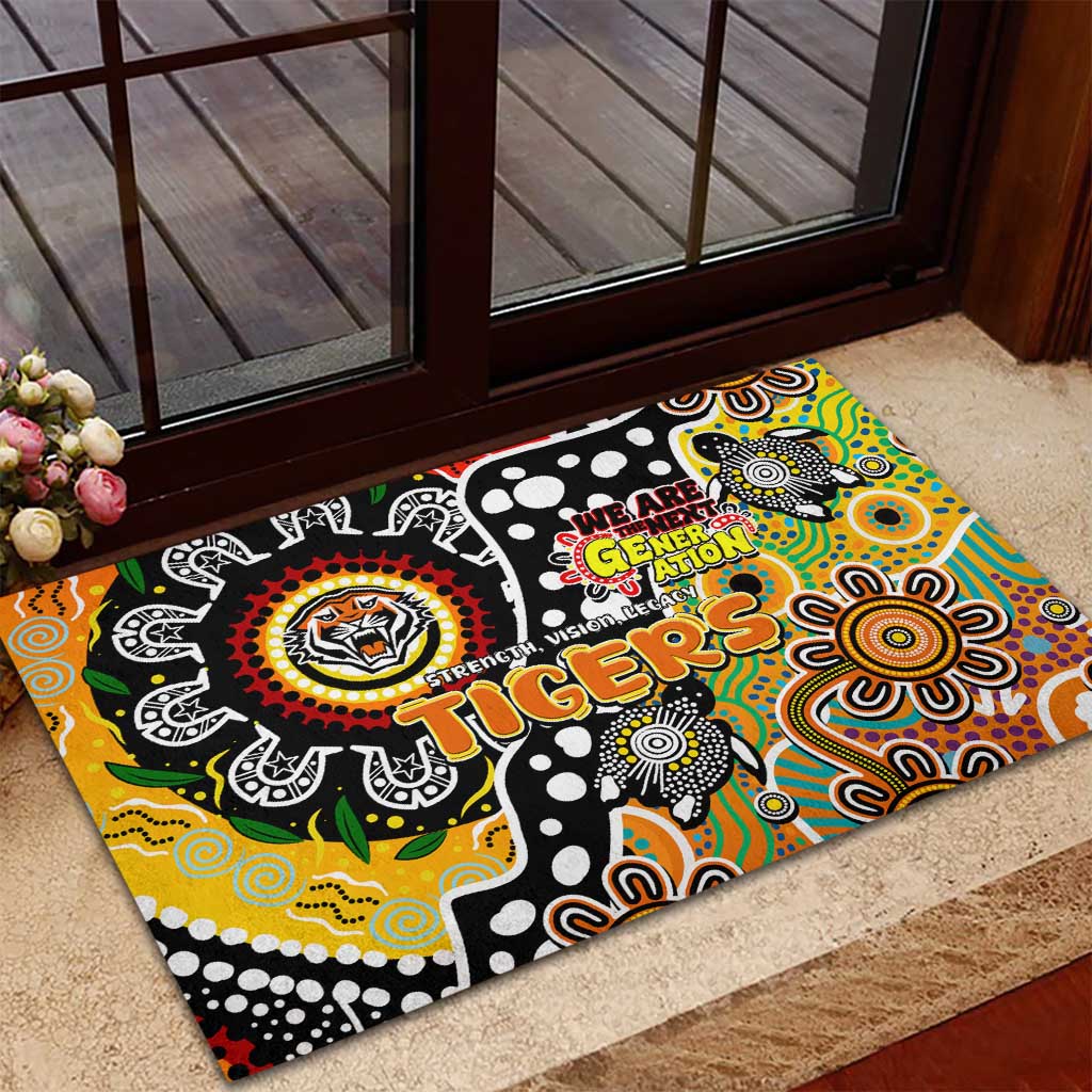 Tigers NRL Celebrating 50 Years of Naidoc Rubber Doormat NAIDOC Week 2025 Aboriginal