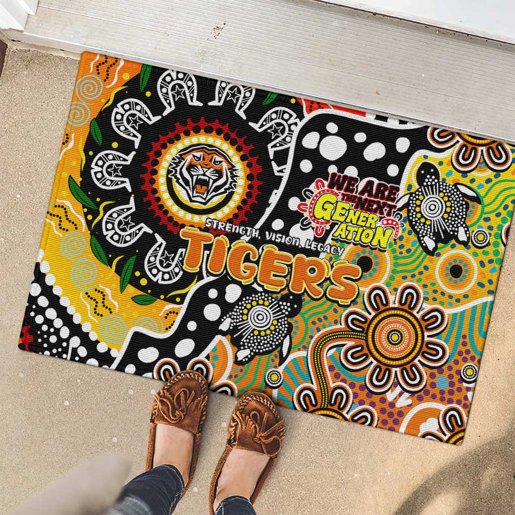Tigers NRL Celebrating 50 Years of Naidoc Rubber Doormat NAIDOC Week 2025 Aboriginal
