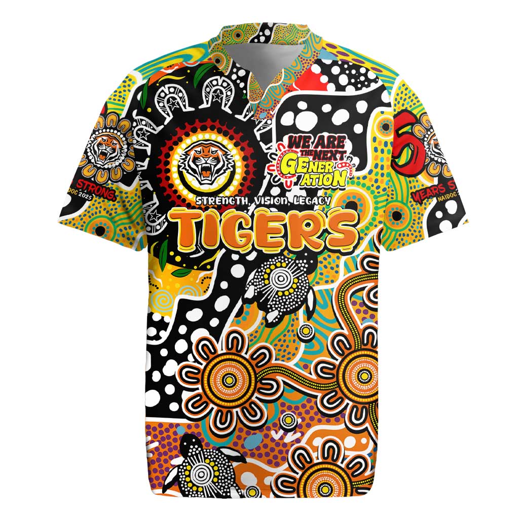 Personalised Tigers NRL Celebrating 50 Years of Naidoc Rugby Jersey NAIDOC Week 2025 Aboriginal