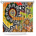 Tigers NRL Celebrating 50 Years of Naidoc Shower Curtain NAIDOC Week 2025 Aboriginal