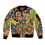 Personalised Tigers NRL Celebrating 50 Years of Naidoc Sleeve Zip Bomber Jacket NAIDOC Week 2025 Aboriginal