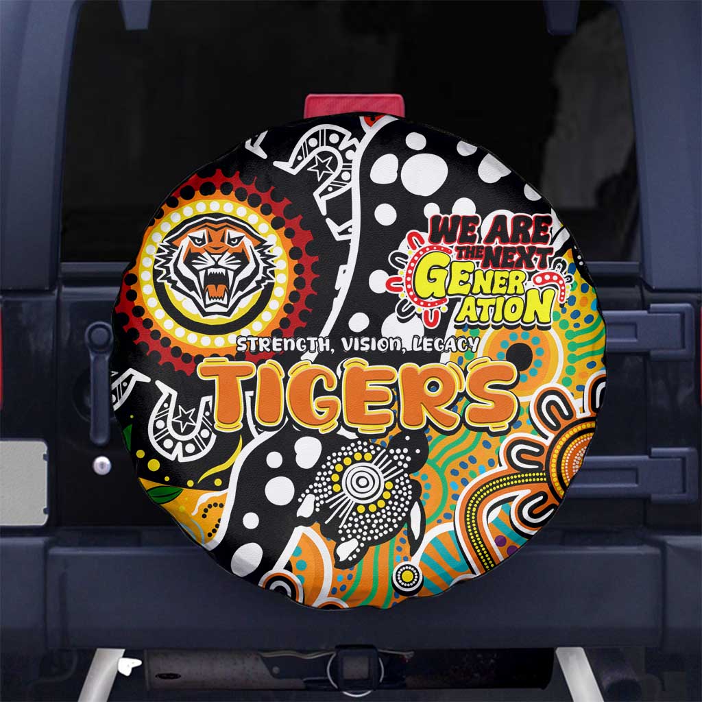 Tigers NRL Celebrating 50 Years of Naidoc Spare Tire Cover NAIDOC Week 2025 Aboriginal