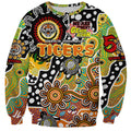 Personalised Tigers NRL Celebrating 50 Years of Naidoc Sweatshirt NAIDOC Week 2025 Aboriginal
