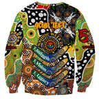 Personalised Tigers NRL Celebrating 50 Years of Naidoc Sweatshirt NAIDOC Week 2025 Aboriginal