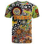 Personalised Tigers NRL Celebrating 50 Years of Naidoc T Shirt NAIDOC Week 2025 Aboriginal