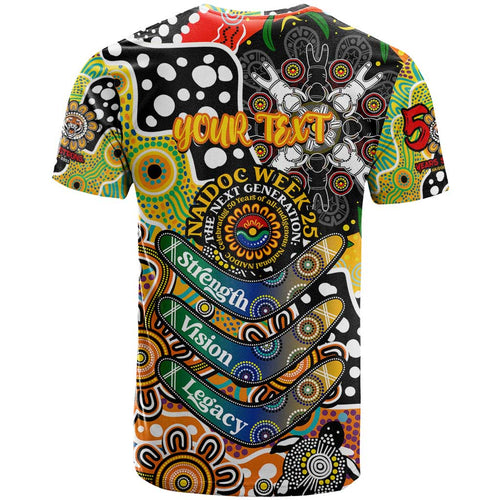 Personalised Tigers NRL Celebrating 50 Years of Naidoc T Shirt NAIDOC Week 2025 Aboriginal