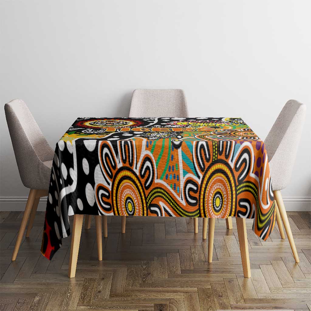 Tigers NRL Celebrating 50 Years of Naidoc Tablecloth NAIDOC Week 2025 Aboriginal