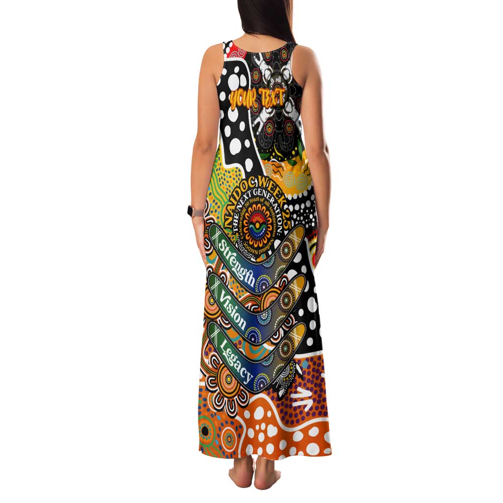 Personalised Tigers NRL Celebrating 50 Years of Naidoc Tank Maxi Dress NAIDOC Week 2025 Aboriginal