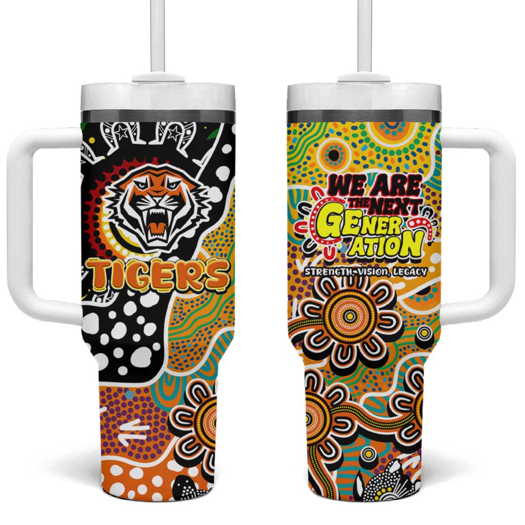 Tigers NRL Celebrating 50 Years of Naidoc Tumbler With Handle NAIDOC Week 2025 Aboriginal