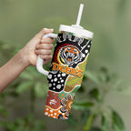 Tigers NRL Celebrating 50 Years of Naidoc Tumbler With Handle NAIDOC Week 2025 Aboriginal