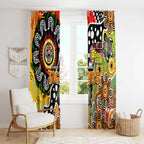 Tigers NRL Celebrating 50 Years of Naidoc Window Curtain NAIDOC Week 2025 Aboriginal