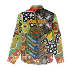 Personalised Tigers NRL Celebrating 50 Years of Naidoc Women Casual Shirt NAIDOC Week 2025 Aboriginal