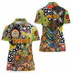 Personalised Tigers NRL Celebrating 50 Years of Naidoc Women Polo Shirt NAIDOC Week 2025 Aboriginal