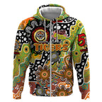 Personalised Tigers NRL Celebrating 50 Years of Naidoc Zip Hoodie NAIDOC Week 2025 Aboriginal