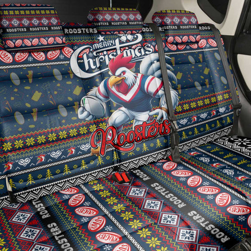 Roosters Rugby Xmas Back Car Seat Cover Australia NRL Mascot