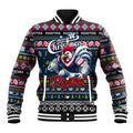 Personalized Roosters Rugby Xmas Baseball Jacket Australia NRL Mascot