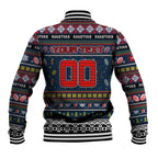 Personalized Roosters Rugby Xmas Baseball Jacket Australia NRL Mascot