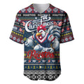 Personalized Roosters Rugby Xmas Baseball Jersey Australia NRL Mascot