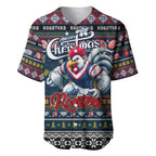Personalized Roosters Rugby Xmas Baseball Jersey Australia NRL Mascot