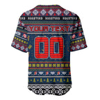 Personalized Roosters Rugby Xmas Baseball Jersey Australia NRL Mascot