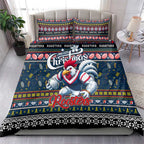 Roosters Rugby Xmas Bedding Set Australia NRL Mascot