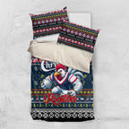Roosters Rugby Xmas Bedding Set Australia NRL Mascot