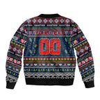 Personalized Roosters Rugby Xmas Bomber Jacket Australia NRL Mascot