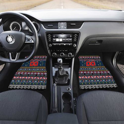 Roosters Rugby Xmas Car Mats Australia NRL Mascot