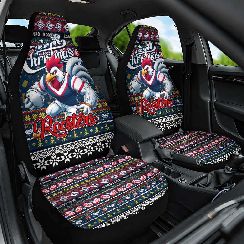 Roosters Rugby Xmas Car Seat Cover Australia NRL Mascot