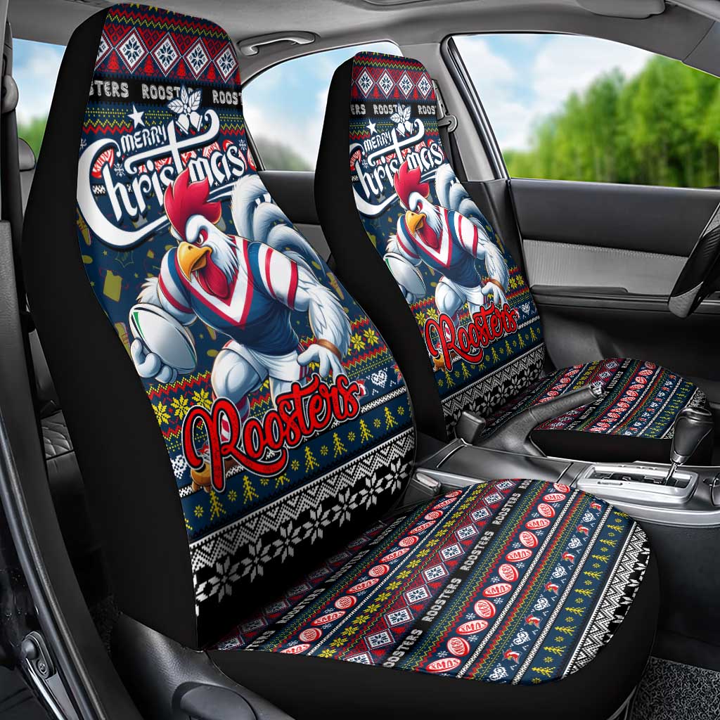 Roosters Rugby Xmas Car Seat Cover Australia NRL Mascot