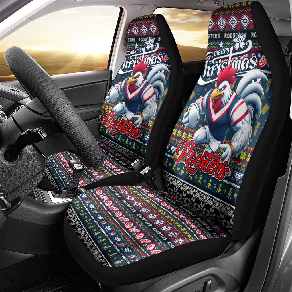 Roosters Rugby Xmas Car Seat Cover Australia NRL Mascot