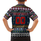 Personalized Roosters Rugby Xmas Hawaiian Shirt Australia NRL Mascot