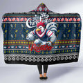 Roosters Rugby Xmas Hooded Blanket Australia NRL Mascot