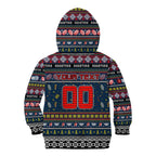 Personalized Roosters Rugby Xmas Kid Hoodie Australia NRL Mascot