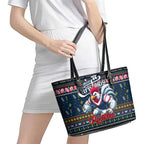 Roosters Rugby Xmas Leather Tote Bag Australia NRL Mascot