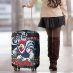 Roosters Rugby Xmas Luggage Cover Australia NRL Mascot