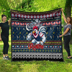 Roosters Rugby Xmas Quilt Australia NRL Mascot