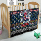 Roosters Rugby Xmas Quilt Australia NRL Mascot