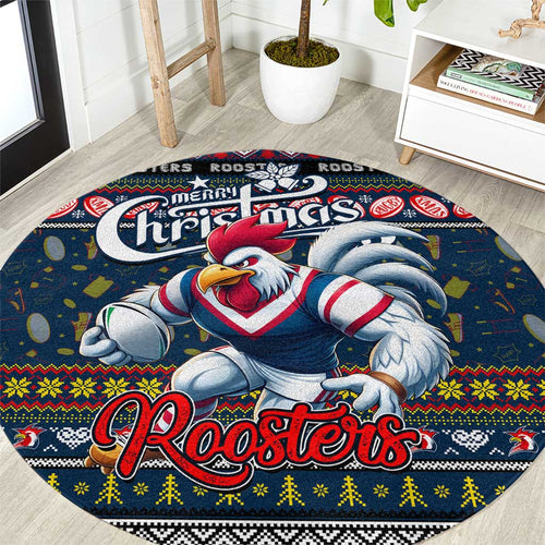 Roosters Rugby Xmas Round Carpet Australia NRL Mascot
