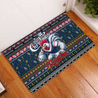 Roosters Rugby Xmas Rubber Doormat Australia NRL Mascot