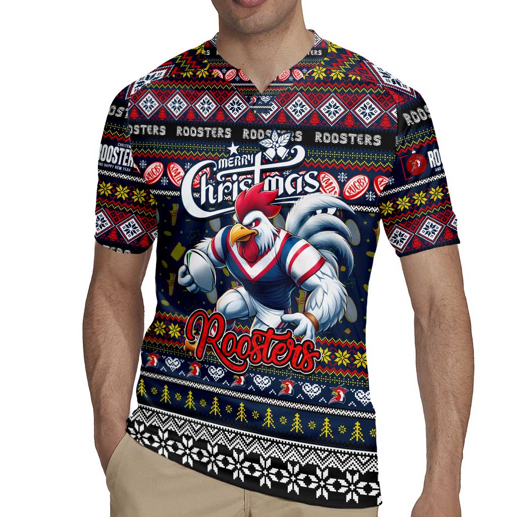 Personalized Roosters Rugby Xmas Rugby Jersey Australia NRL Mascot
