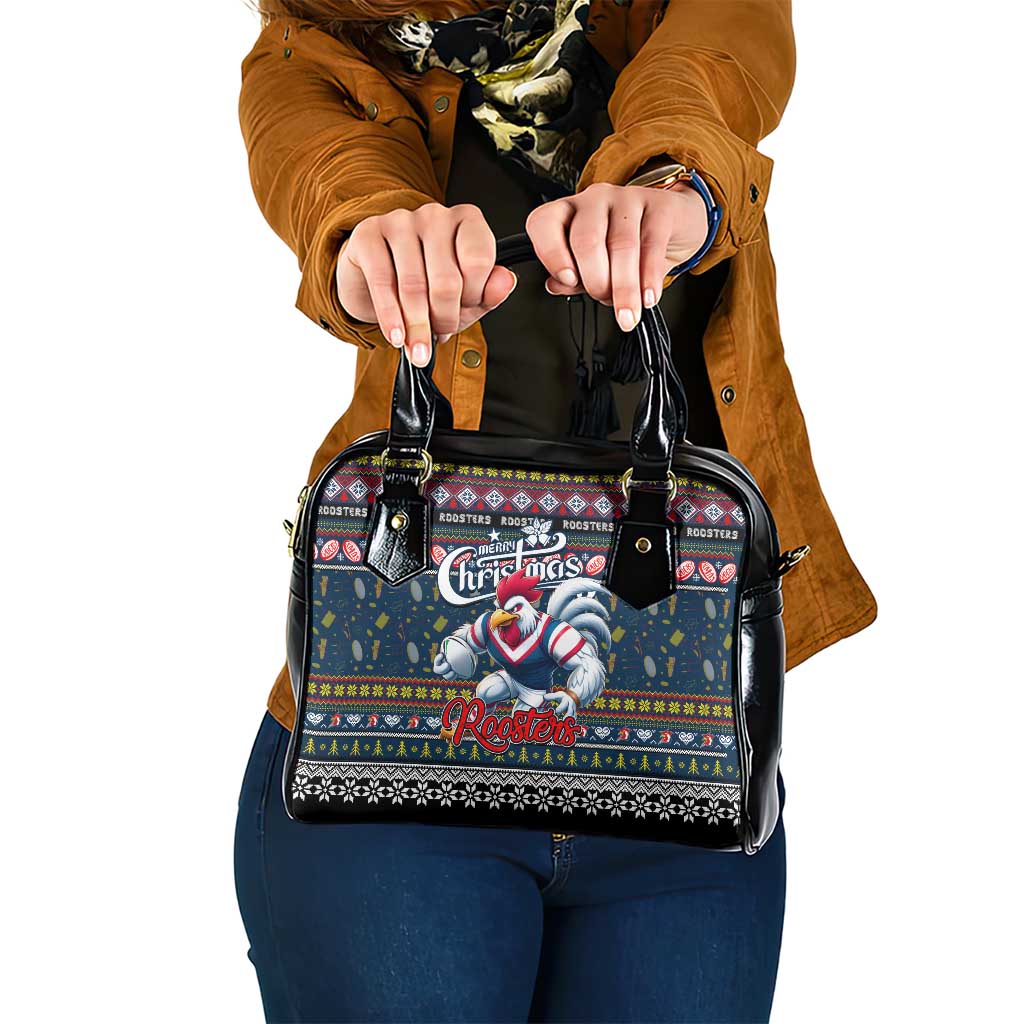 Roosters Rugby Xmas Shoulder Handbag Australia NRL Mascot