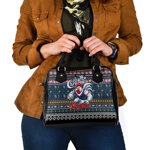 Roosters Rugby Xmas Shoulder Handbag Australia NRL Mascot