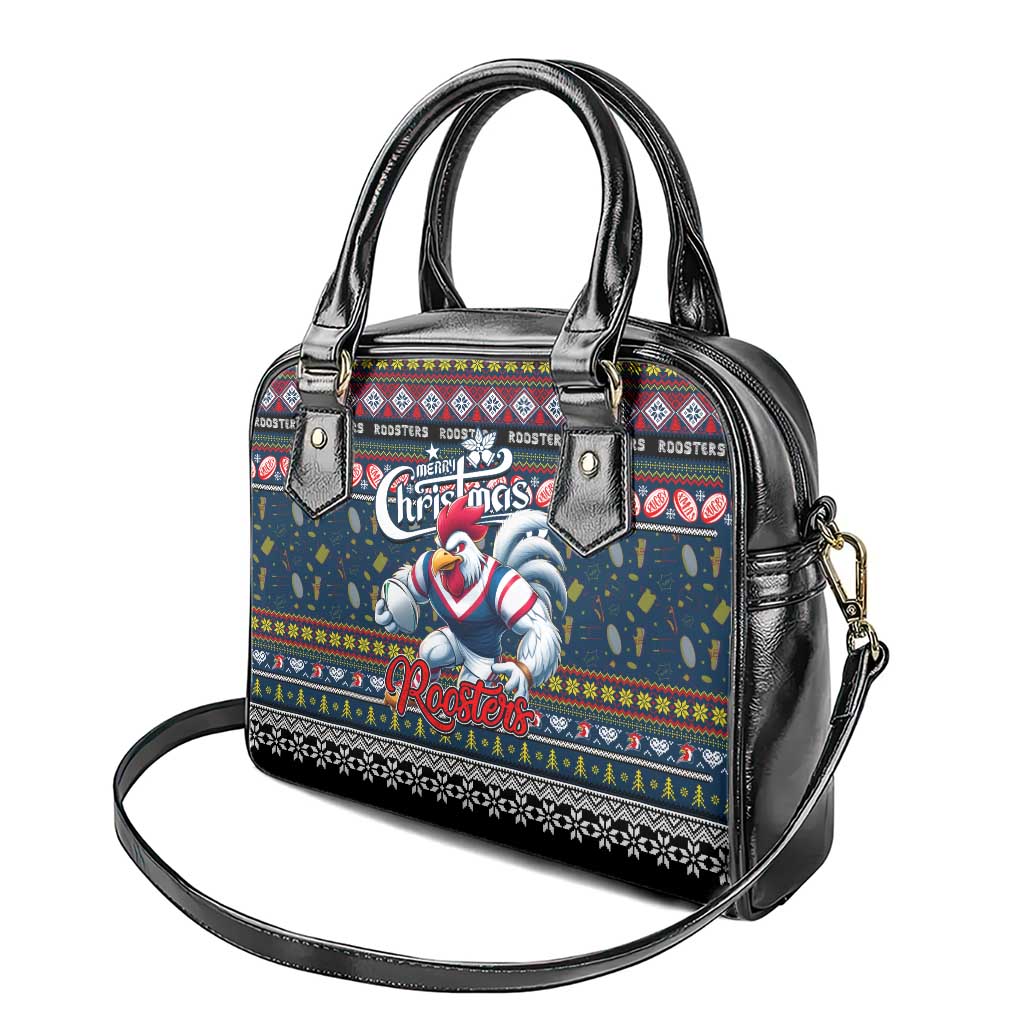 Roosters Rugby Xmas Shoulder Handbag Australia NRL Mascot