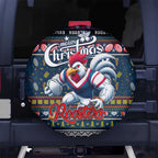 Roosters Rugby Xmas Spare Tire Cover Australia NRL Mascot